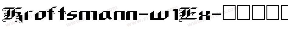 Kroftsmann-w1Ex字体转换