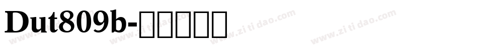 Dut809b字体转换