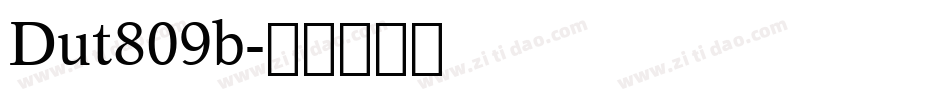 Dut809b字体转换
