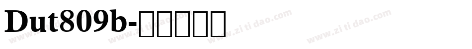 Dut809b字体转换