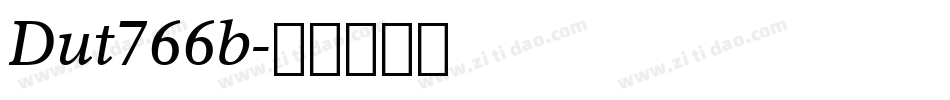 Dut766b字体转换