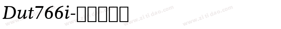 Dut766i字体转换