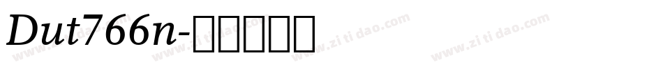Dut766n字体转换