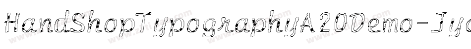 HandShopTypographyA20Demo-Jyqx字体转换