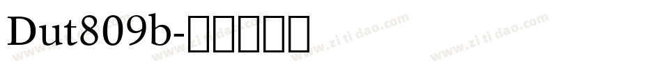Dut809b字体转换