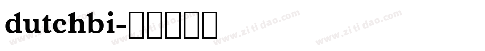 dutchbi字体转换