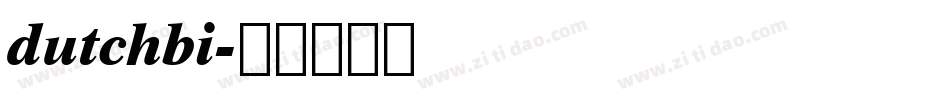 dutchbi字体转换