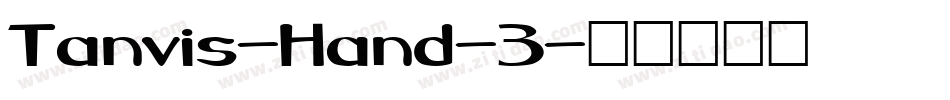 Tanvis-Hand-3字体转换
