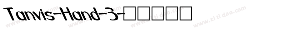 Tanvis-Hand-3字体转换