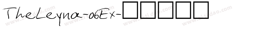 TheLeyna-o6Ex字体转换