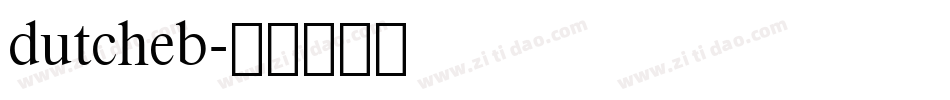 dutcheb字体转换
