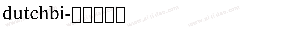 dutchbi字体转换