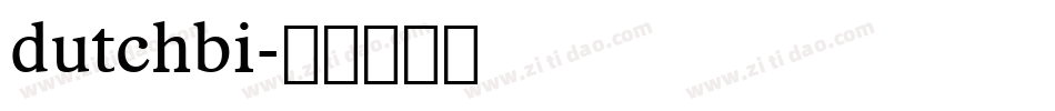 dutchbi字体转换