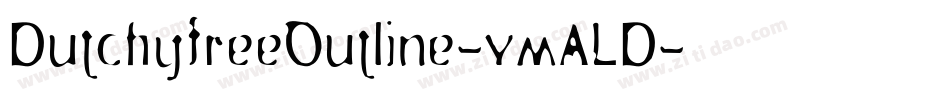 DutchyfreeOutline-vmALD字体转换