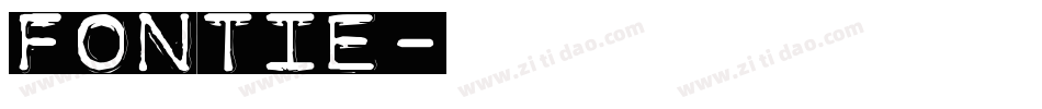 Fontie字体转换