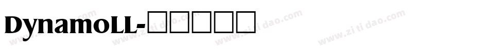 DynamoLL字体转换