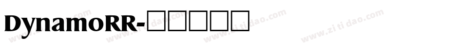 DynamoRR字体转换