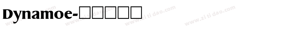Dynamoe字体转换