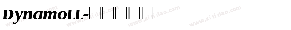 DynamoLL字体转换