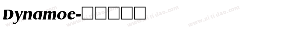 Dynamoe字体转换