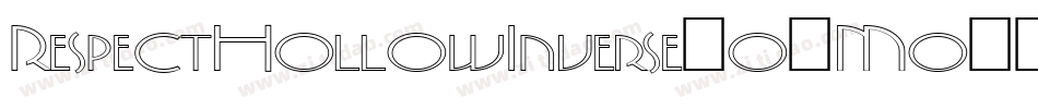 RespectHollowInverse-o5Mo字体转换 RespectHollowInverse-o5Mo字体转换