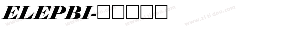 ELEPBI字体转换