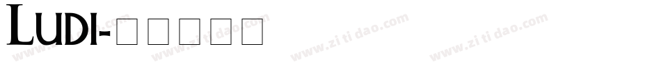 Ludi字体转换