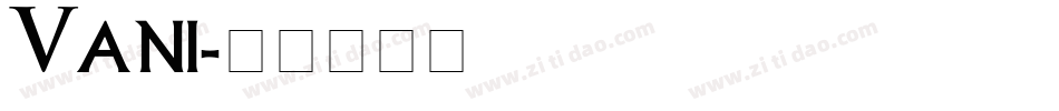 Vani字体转换