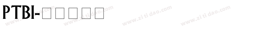 ptbi字体转换