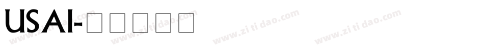 usai字体转换