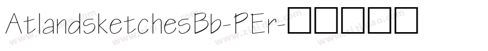 AtlandsketchesBb-PEr字体转换