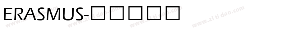 ERASMUS字体转换