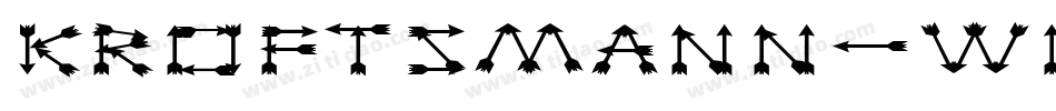 Kroftsmann-w1Ex字体转换