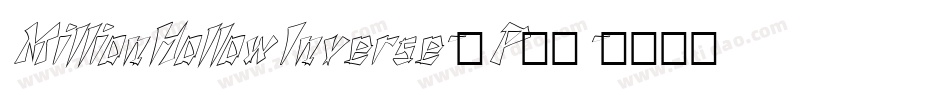 MillionHollowInverse-6P21字体转换 MillionHollowInverse-6P21字体转换