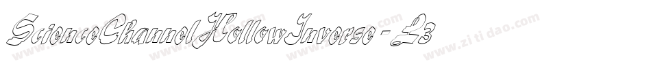ScienceChannelHollowInverse-L33o4字体转换