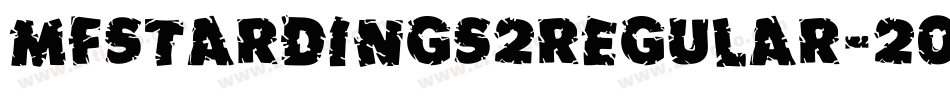 MfStarDings2Regular-2O7aw字体转换