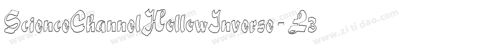 ScienceChannelHollowInverse-L33o4字体转换