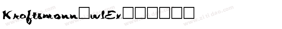 Kroftsmann-w1Ex字体转换