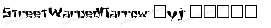 StreetWarpedNarrow-1yj字体转换