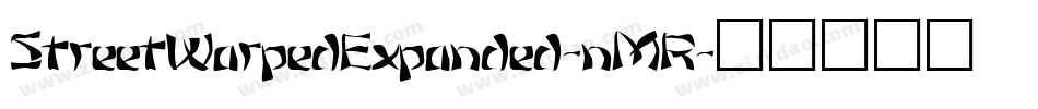 StreetWarpedExpanded-nMR字体转换