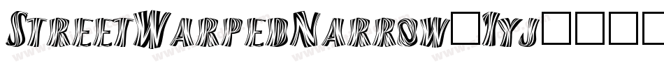StreetWarpedNarrow-1yj字体转换