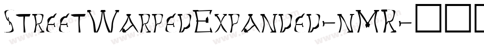 StreetWarpedExpanded-nMR字体转换