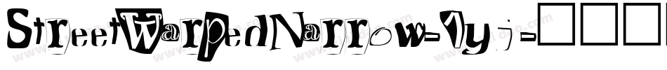 StreetWarpedNarrow-1yj字体转换