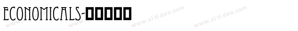 Economicals字体转换