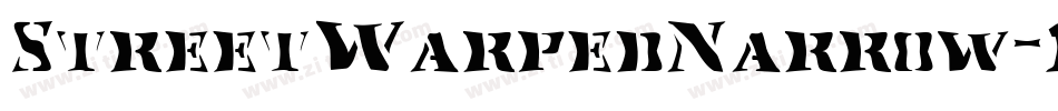 StreetWarpedNarrow-1yj字体转换
