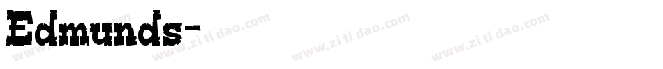 Edmunds字体转换