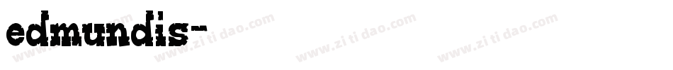edmundis字体转换