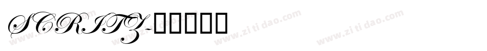 SCRITZ字体转换