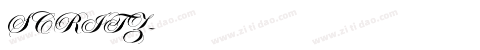 SCRITZ字体转换