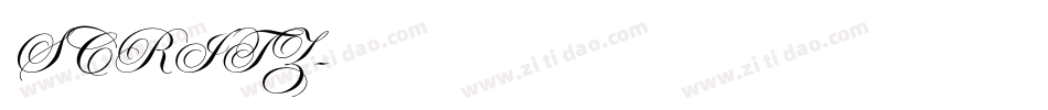 SCRITZ字体转换